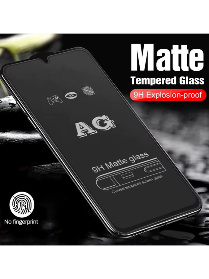 Matte Displayschutzfolie aus Glas für Samsung Galaxy S25 S24 S23 S22 S21 S20 Ultra FE Plus A73 A55 A54 A35 A34 A16 A15 A14 A06 A05 5G in Transparent - Bild 6
