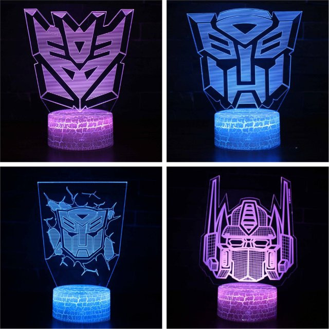 Hasbro Transformers Optimus Prime Nachtlicht, 3D LED-Licht - Bild 1
