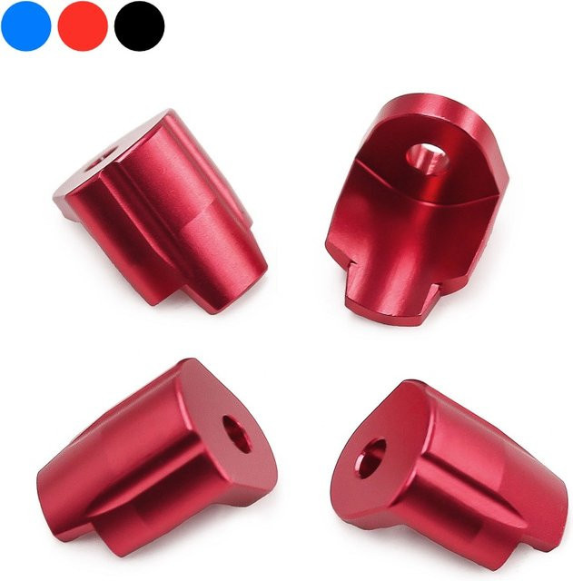 Arrma GROM-Serie Metall-Stoßdämpferschutz, 4-teiliges Set, Rot - Bild 1