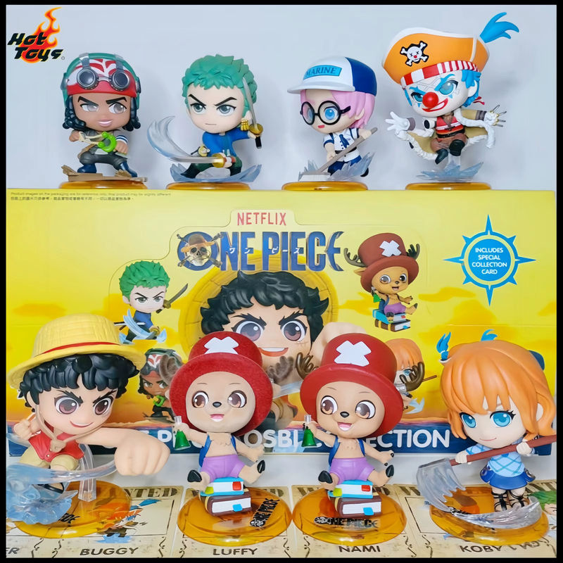 Hot Toys One Piece Cosbi Mini-Figur Blind Box Mehrfarbige Anime Sammlerfigur aus Kunststoff - Bild 2