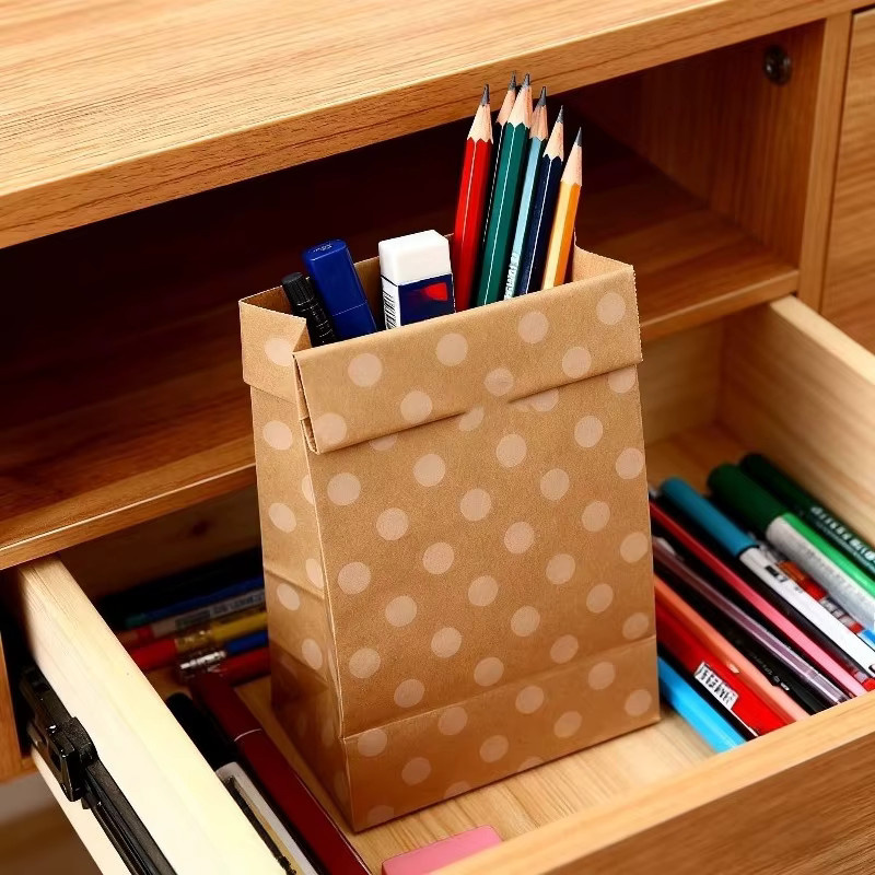 Geschenktüten aus Kraftpapier in Mehrfarben für Hochzeiten, Weihnachten und Lebensmittelverpackungen - Bild 4