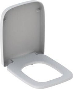 Geberit WC-Sitz Renova Plan Eckig mit Absenkautomatik in Weiß - Bild 1