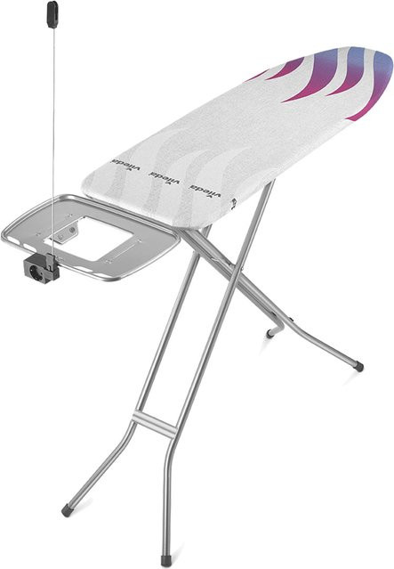 Vileda Total Reflect Plus M Bügeltisch mit höhenverstellbarer Platte und Bügeleisenablage, Multicolor, B/T/H: 163,0 x 38,0 x 5,5 cm - Bild 1
