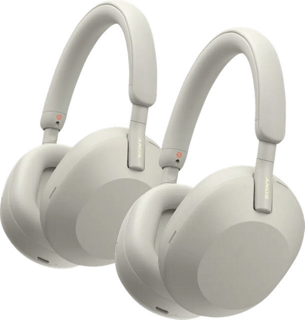 Sony WH-1000XM5 Over-Ear Bluetooth Kopfhörer Doppelpack Silber - Bild 1