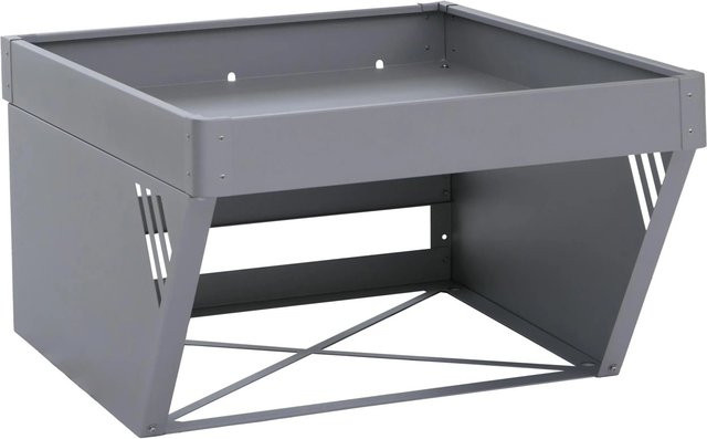 MCW Mähroboter-Garage P41 mit Pflanzkasten und Dach aus Metall, Grau, B/T/H: 40 x 60 x 70 cm - Bild 2