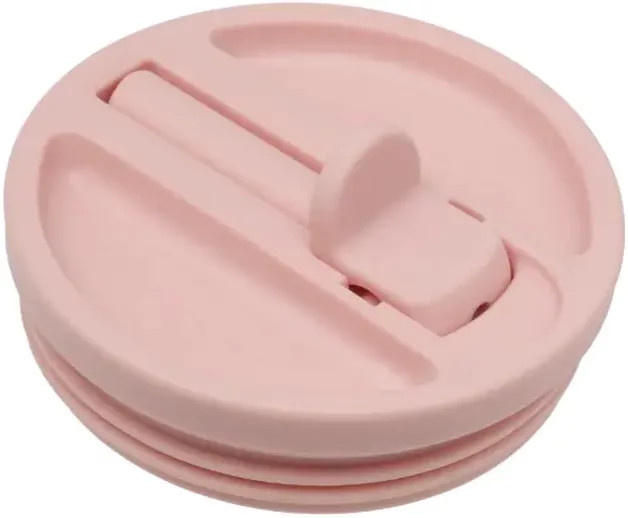 Isolierverschluss für Reisebecher von Qwetch in Pink - Bild 1