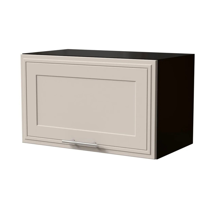 Feldmann-Wohnen Klapphängeschrank Salo W4B/60 in Schwarz und Kaschmir Matt mit Kassettenfront und Gasdruckdämpfer, B/T/H: 60 x 32,5 x 36 cm - Bild 2