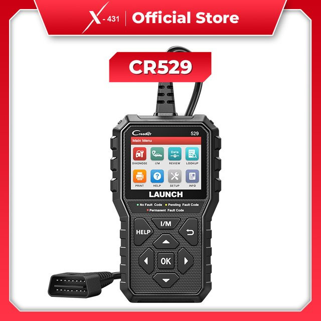 LAUNCH CR529 OBD2-Scanner Kfz-Diagnosetool in Schwarz zum Lesen und Scannen von Fehlercodes - Bild 1