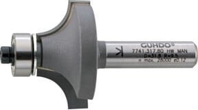 GUHDO HW-Abrundfräser Z2 S8 R8 in Silber - Bild 1