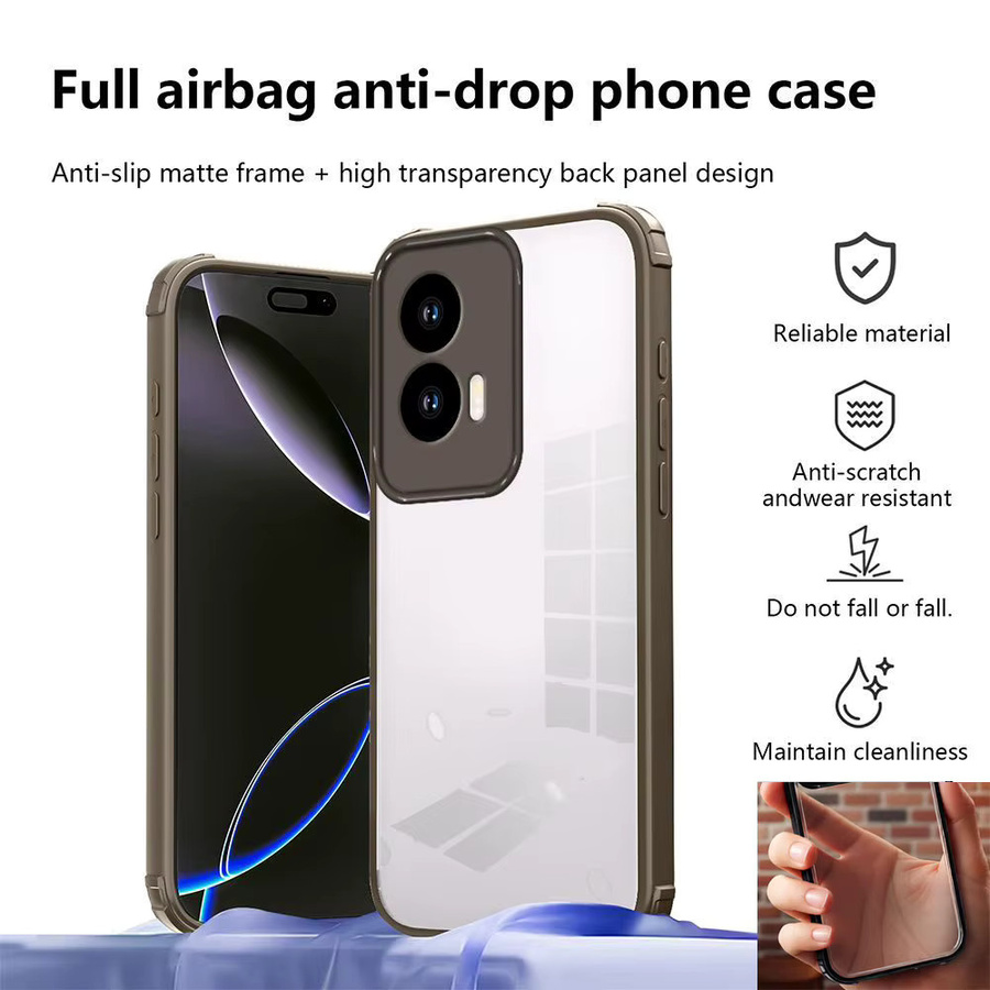 Stoßfeste Acryl-Schutzhülle für Motorola G24, Moto G04s, Moto G04 und Moto E14 in Schwarz - Bild 2