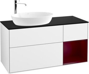 V&B Waschtischunterschrank Finion in Weiß lackiert, Breite: 120 cm, Tiefe: 50,1 cm, Höhe: 50,1 cm - Bild 1
