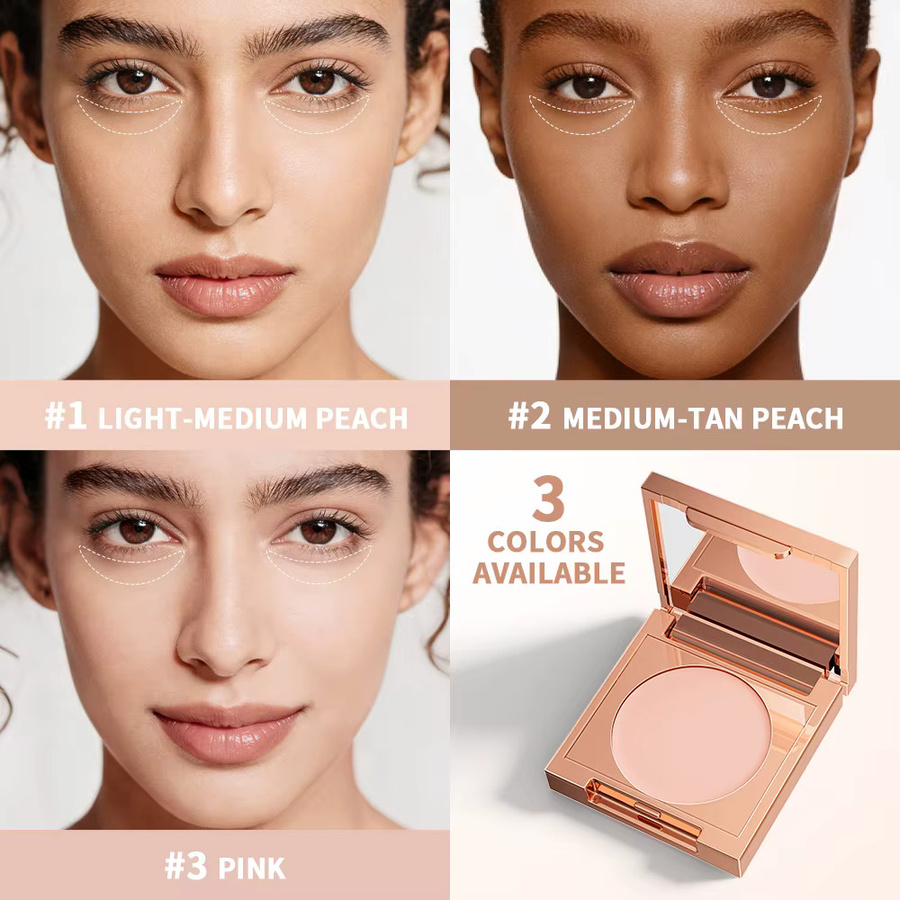 ibcccndc CC Full Coverage Pressed Powder Foundation, Pink, Matt - Bild 3