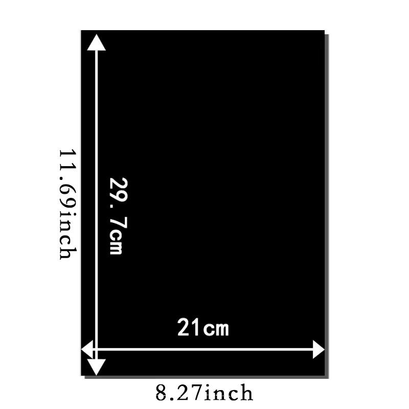 Tonpei Bastelkarton A4 Schwarz Matt 180g für DIY Origami und Aquarellmalerei - Bild 2