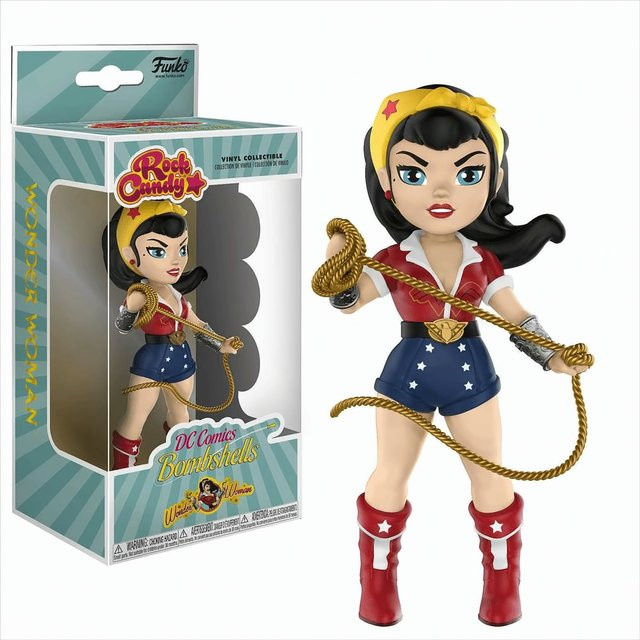 Funko Rock Candy DC Comics Bombshells Wonder Woman, Einzelfigur - Bild 1