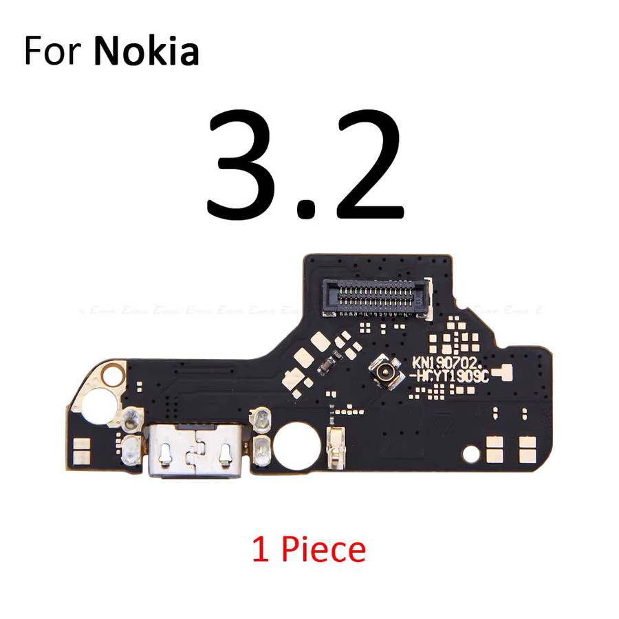 USB-Ladeanschluss-Platine mit Mikrofon-Flexkabel für Nokia 3.1 5.1 Plus 2.1 2 2.2 3 3.2 4.2 5 mit Micro-USB Anschluss - Bild 2