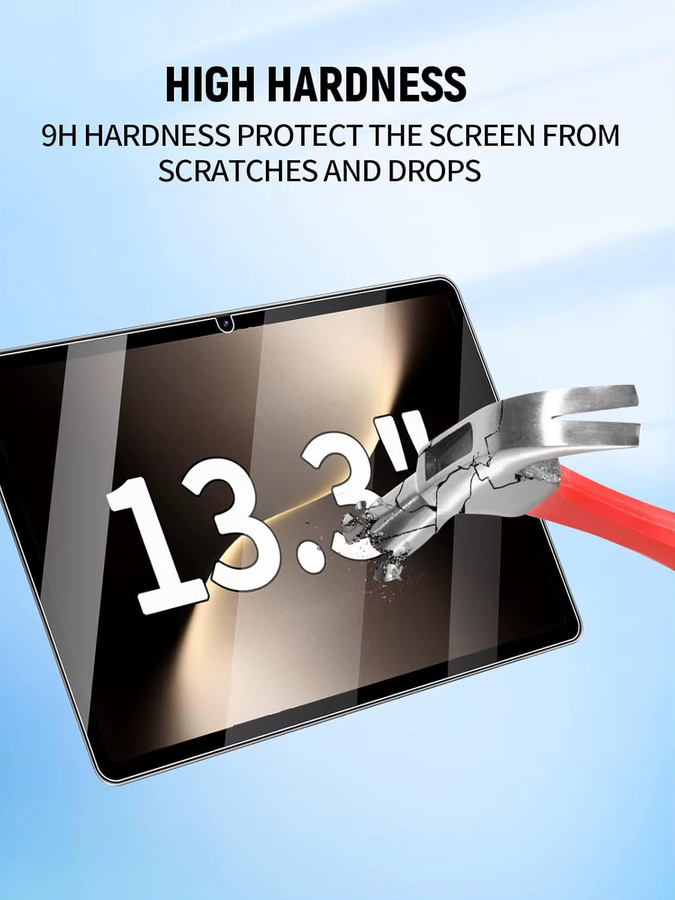Gehärtete Glas Displayschutzfolie für Huawei Honor MagicPad 2 12,3 Zoll und MagicPad 3 13,3 Zoll, transparent, Anti-Scratch Schutzfolie - Bild 5