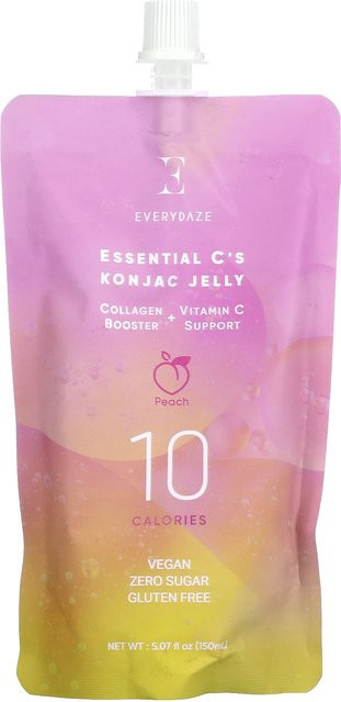 Everydaze Essential C Konjac Jelly, Pfirsichgeschmack, 150 ml - Bild 1