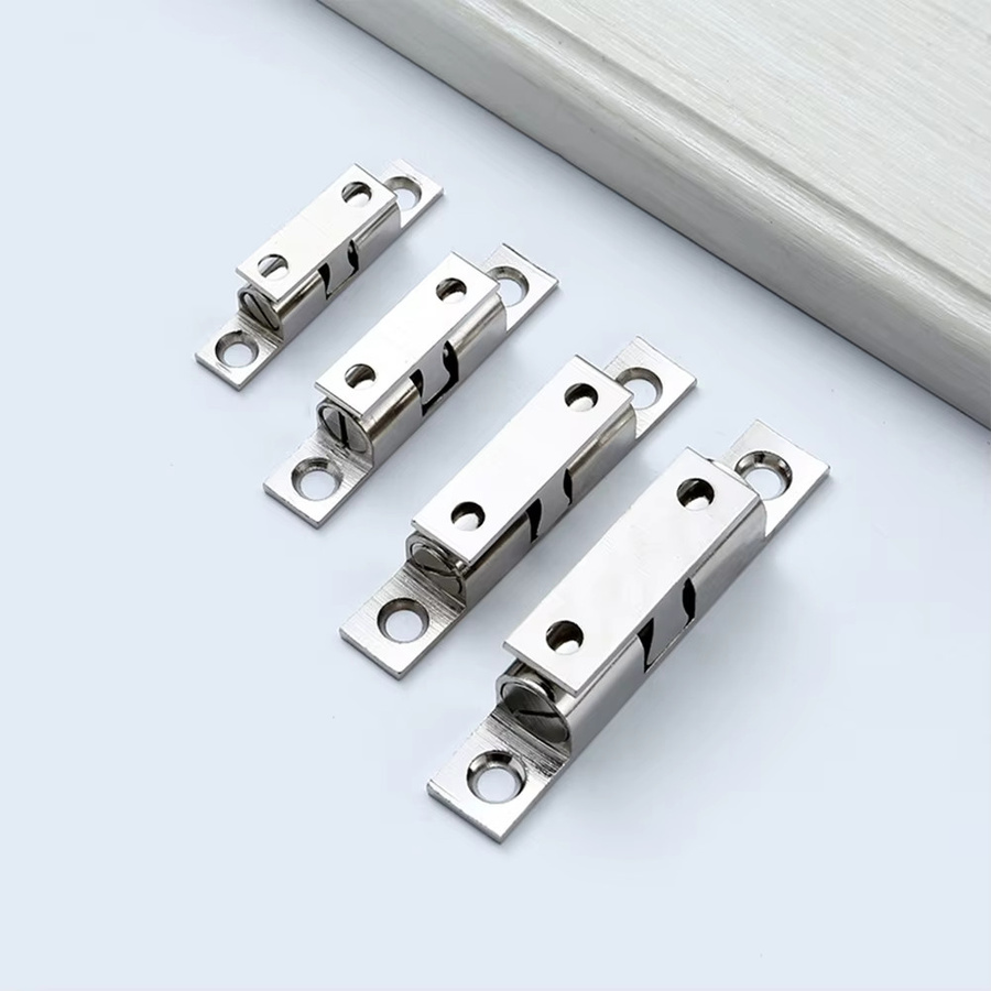 Furnishard Türsaugwulst mit Doppel-Stahlkugelverschluss aus Stahl, verstellbarer Spannverschluss für Schranktüren - Bild 2