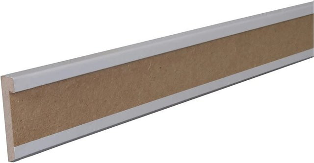 Kosche Universal Sockelleiste aus MDF in Weiß-Grundiert, H x B x T: 58 x 13 x 2500 mm - Bild 1