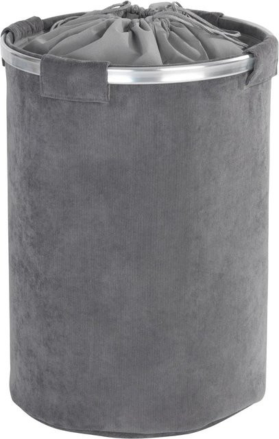 Wenko Wäschesammler Cordoba Grau Durchmesser: 40 cm, Höhe: 54 cm - Bild 1