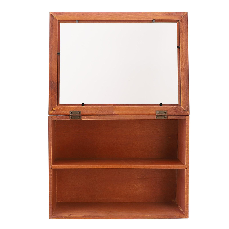 CosyHome Holz Schreibtisch Organizer und freistehende Vitrine für Mini-Figuren - Bild 3