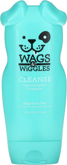 Wags & Wiggles Cleanse Hypoallergenes Shampoo, duftfrei, 473 ml - Bild 1