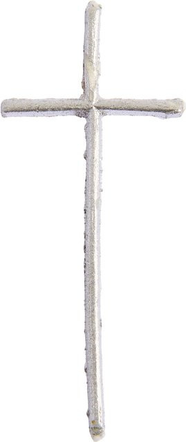 Rico Design Wachsdekor Kreuz in Silber - Bild 1