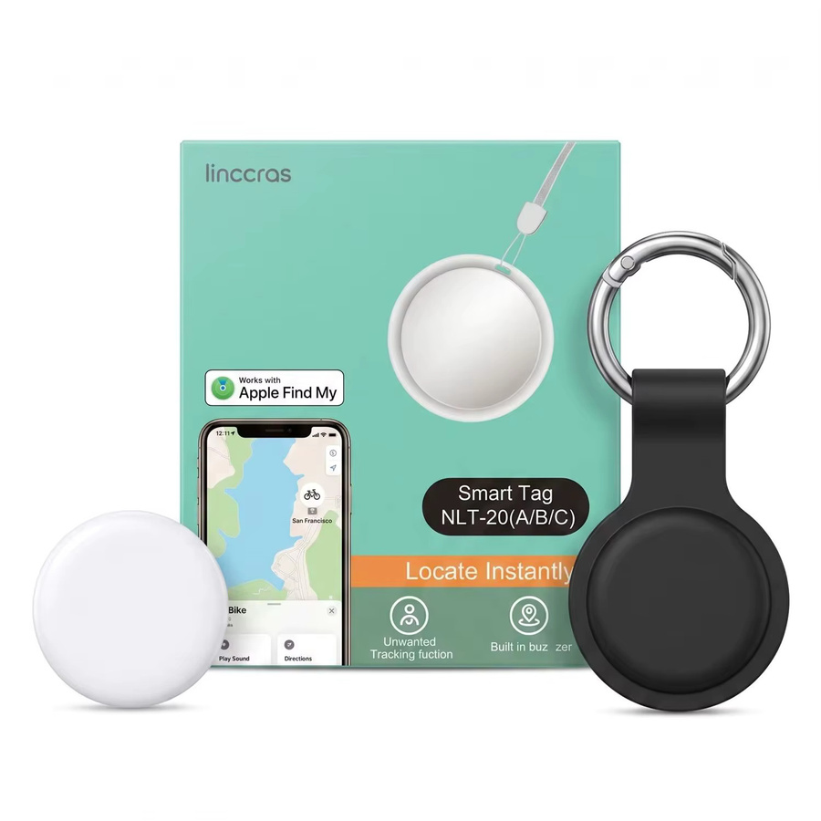Smart Tag Anti-Verlust-Tracker mit Positionierung und Fernortung für Apple Find My, Bluetooth-Lokalisator für Schlüssel, Koffer und Taschen, kompatibel mit iOS iPhone - Bild 6