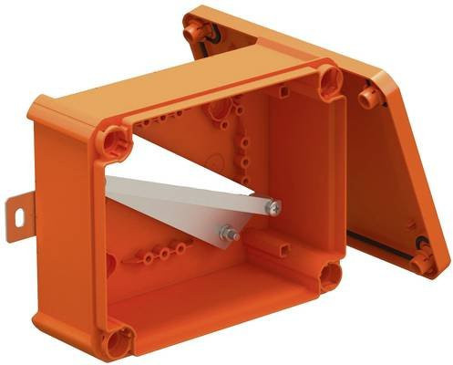 OBO Bettermann Abzweigkasten halogenfrei orange B: 15,0 cm, L: 19,0 cm - Bild 1
