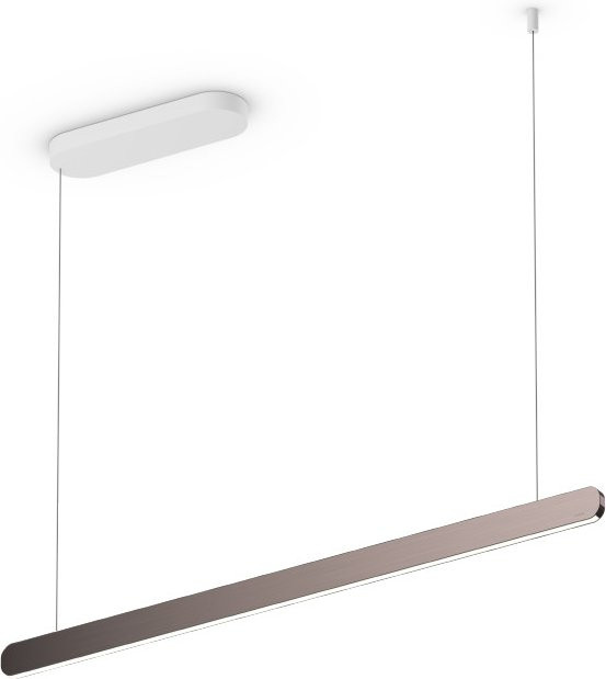Occhio Mito linear volo 100 up LED-Pendelleuchte in Weiß matt mit Phantom-Ausführung und Occhio air Modul für x-tra warmes Licht (2200K - 3500K) - Bild 1