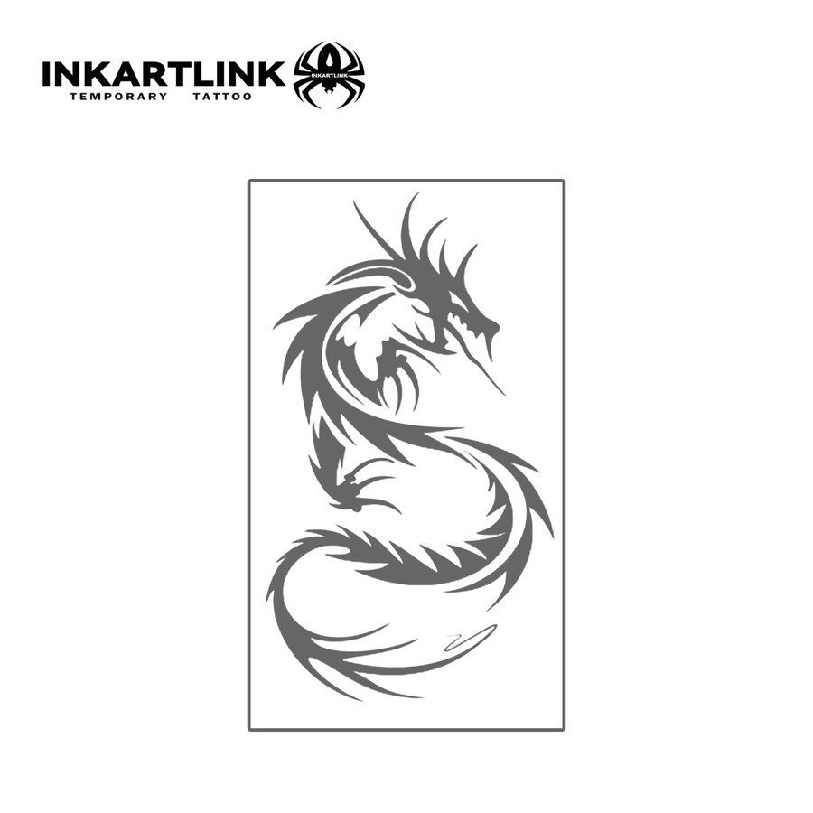 Temporäres Drachen-Tattoo, wasserfest, semi-permanent, hält bis 15 Tage - Bild 4