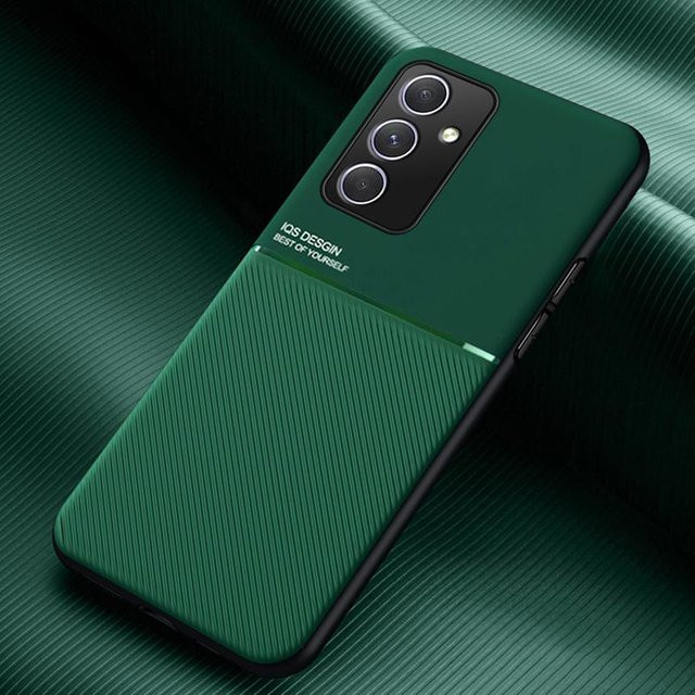 Magnetische Fundas Coque Schutzhülle für Samsung Galaxy A54 5G A35 A55 A15 A25 A05 A14 A24 A34 mit integrierter Autohalterung in Schwarz - Bild 1