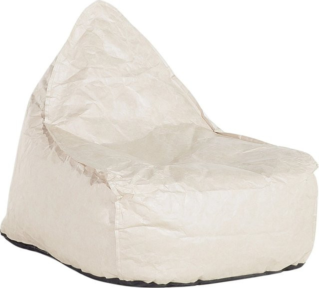 Beliani Sitzsack DROP in Hellbeige mit Tragegriff, B/T/H: 75 x 63 x 73 cm - Bild 1