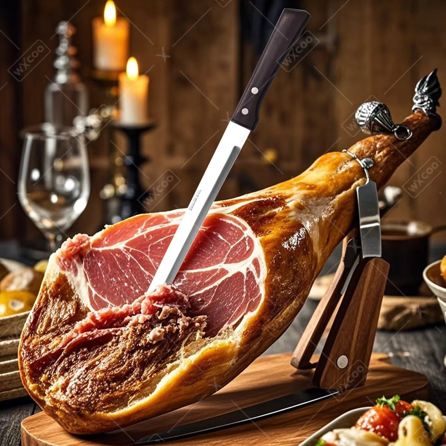 WXCOO Hammesser aus Edelstahl in Silber – Professionelles Küchenmesser und vielseitiges Fleischbeil zum Schneiden von Sushi und Fleisch - Bild 2