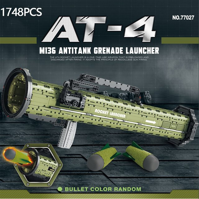 AMAZINGBLOKS Howitzer Bazooka RPG, Modellbausatz, 1748 Teile - Bild 1