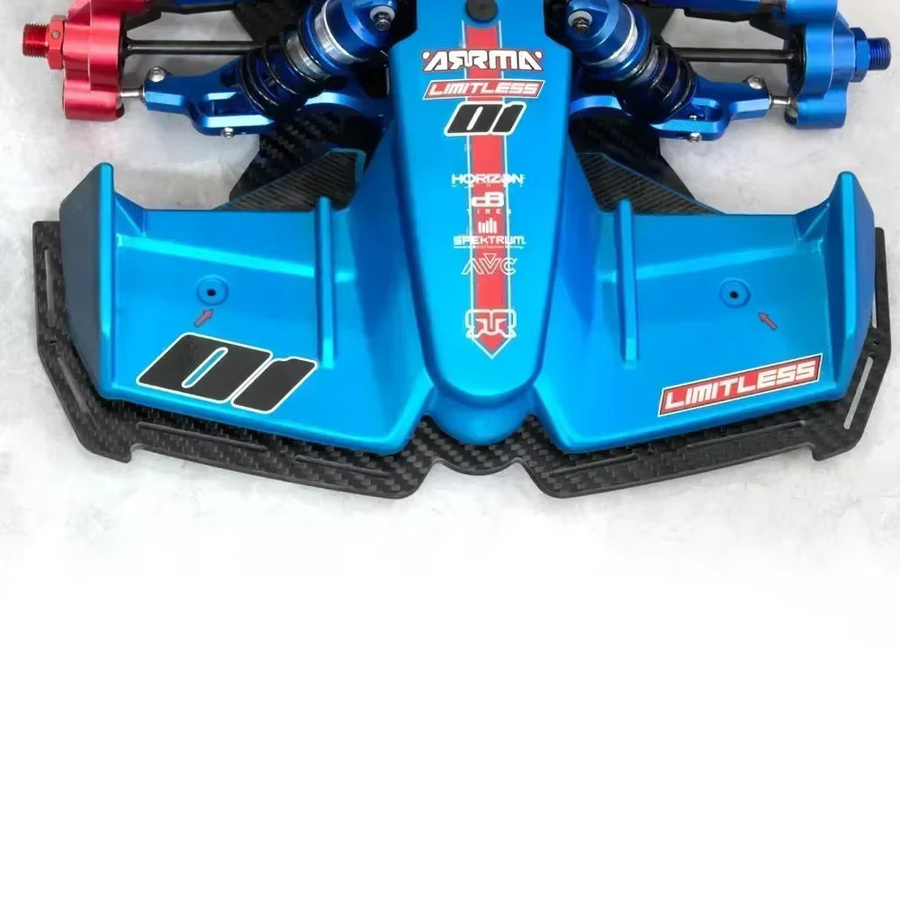 ARRMA Kohlefaser-Frontstoßstange, Chassis-Unterfahrschutz, 1/7 ARRMA LIMITLESS F1 Auto - Bild 3