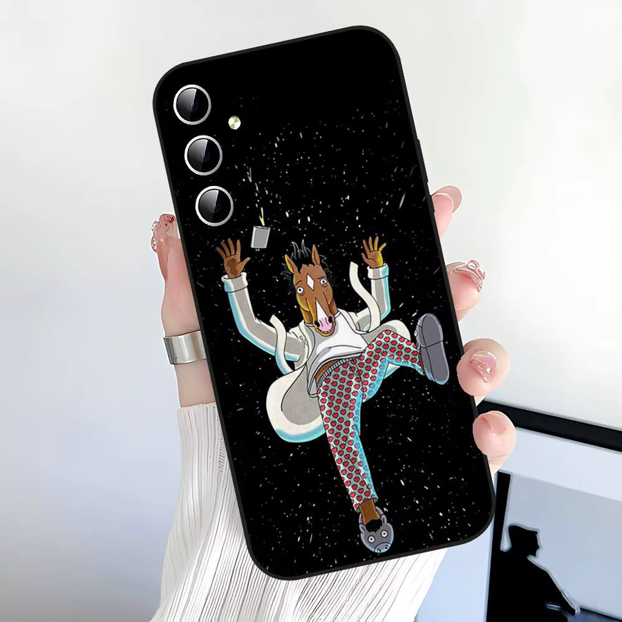 B-BoJack Horsemans Silikon-Handyhülle Soft Cover für Samsung Galaxy S21 S22 S23 S24 S25 S26 Ultra FE Plus 5G A52S - Bild 2