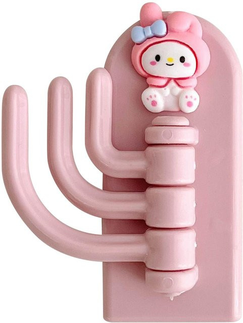TOMTOP JMS Wandhaken Hase in Pink für das Kinderzimmer - Bild 1