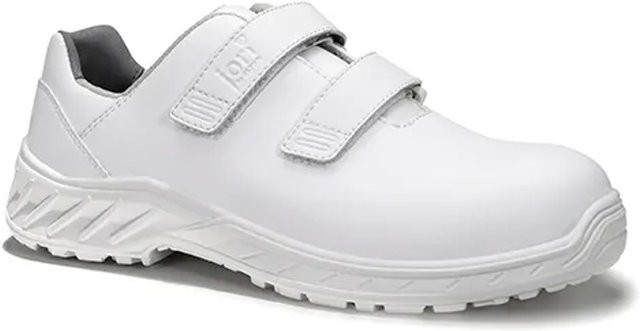Elten Sicherheitshalbschuh JoClean Strap White Low ESD S3 in Weiß, Größe 39 - Bild 1