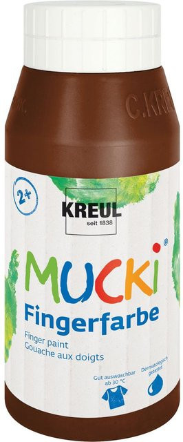 MUCKI Fingerfarbe Braun mit Bitterstoffen - Bild 1