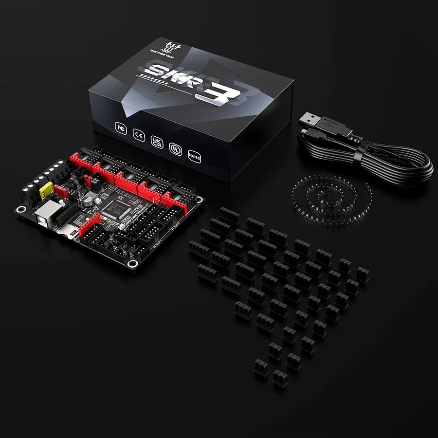 Bigtreetech BTT SKR 3 32-Bit-Steuerkarte mit TMC2209 EZ5160 Pro Treibern in Schwarz für Ender 3/5 und Raspberry Pi Upgrades - Bild 4