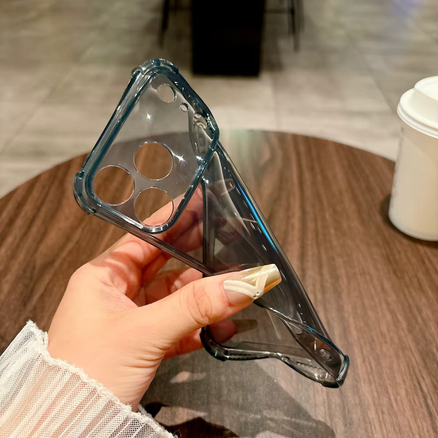 Transparente Silikon Schutzhülle für Apple iPhone 17, 16, 15, 14, 13, 12, 11 Pro Max Plus stoßfest und schlank - Bild 2
