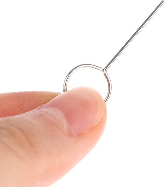 20er Set SIM-Karten Auswurf-Pin aus Edelstahl in Silber für Samsung, Xiaomi und andere Smartphones - Bild 1