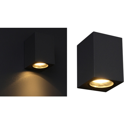 Näve Außenwandleuchte Cubus in Anthrazit, moderne LED-Wandlampe für Garten und Terrasse, B/T/H: 10 x 7,8 x 7 cm - Bild 2