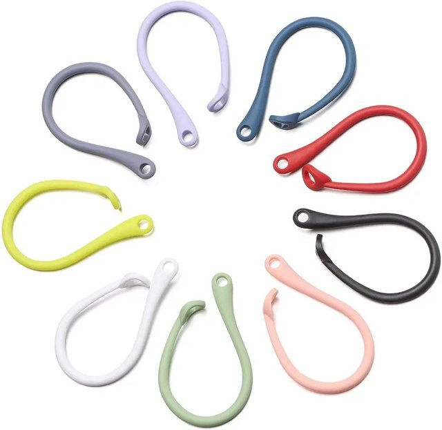 Chic Rain Anti-Verlust-Ohrbügel aus Silikon für Apple AirPods 1 2 3 4 und AirPods Pro in Pink - Bild 1