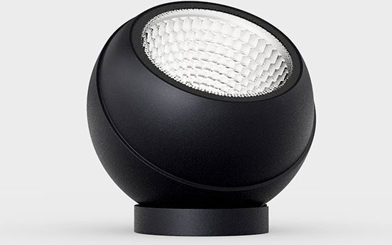 IP44.DE Shot LED-Bodenstrahler Ring Schwarz mit 4 W Warmweiß (2700K) - Bild 1