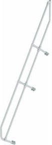 Günzburger MUNK zweiter Handlauf für Aluminium-Treppe 60 Grad 10 Stufen, Silber, rund - Bild 1