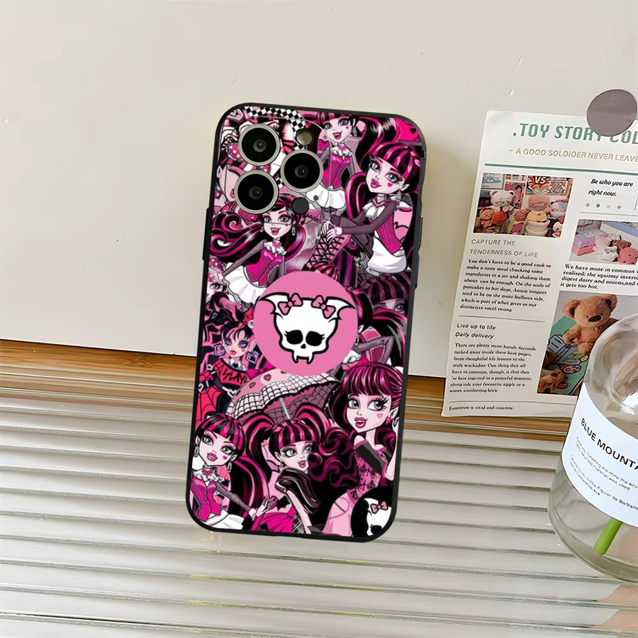 M-MonsterS Cartoon Handyhülle für iPhone in Schwarz - Bild 2