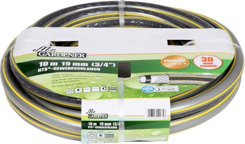 Mr. GARDENER NTS Premium Gewebeschlauch 3/4 Zoll in Bunt, Länge: 10 m - Bild 1