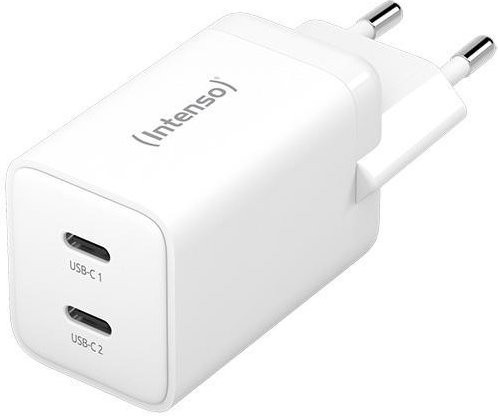 Intenso W40CC GaN USB-C Schnellladegerät 40W Weiß - Bild 1